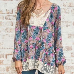 Matilda Jane Sew Perfect Tunic, Light weight, Sz L